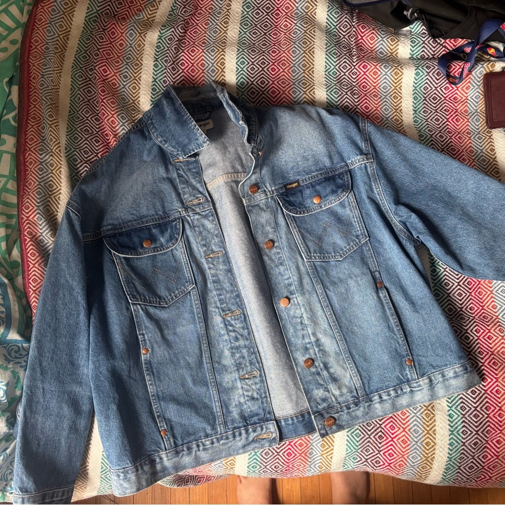 Wrangler Women's Heritage Oversized Jean Jacket